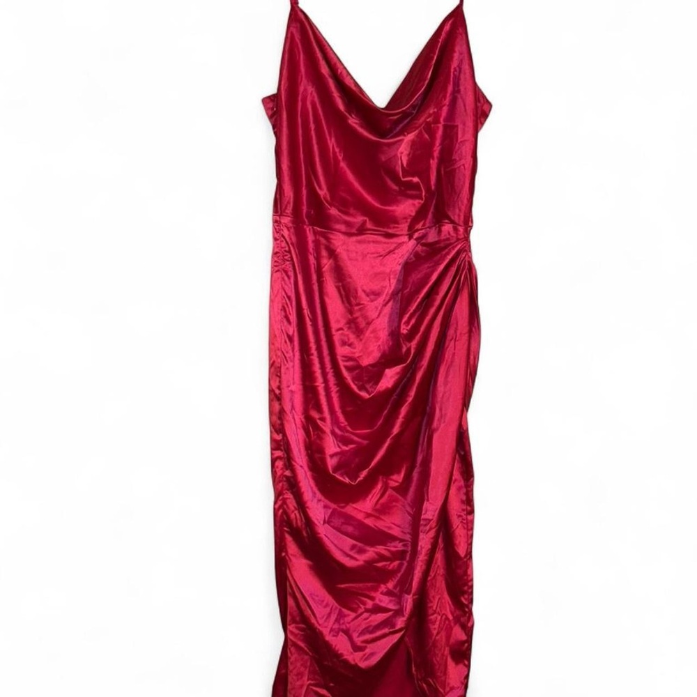 Elegant Backless Pink Dress